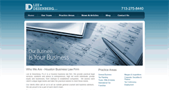 Desktop Screenshot of ldbusinesslaw.com