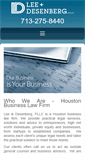 Mobile Screenshot of ldbusinesslaw.com