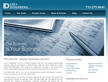 Tablet Screenshot of ldbusinesslaw.com